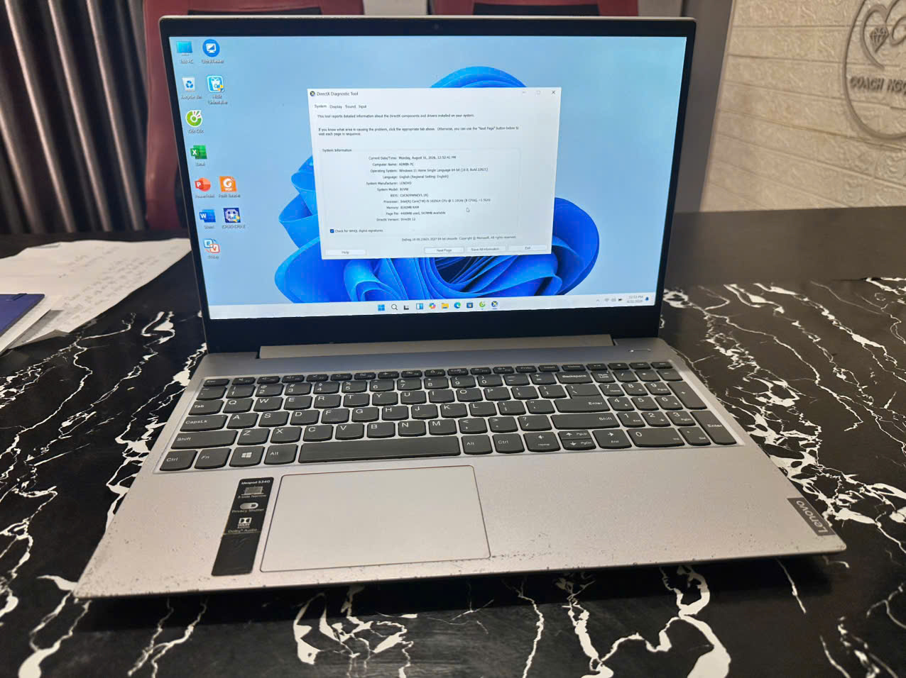 Lenovo 81VW i5-1035G4 8GB/256GB Bạc có trầy nhẹ